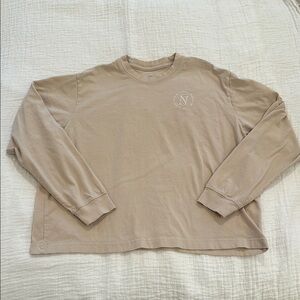 Nike Women’s Beige Long Sleeve Tee